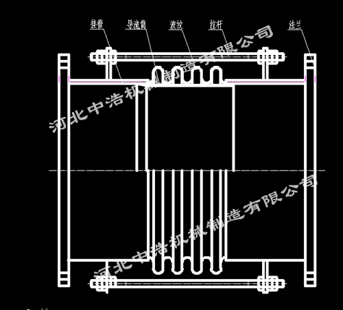 法兰补偿器简易图
